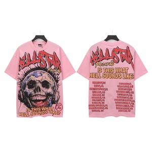 Camiseta de Hip Hop de Manga Corta para Hombre, Estilo Casual Urbano, con Estampado 'Is This Hell Sounds Solid', 100% Poliéster, Antiarrugas, Talla Grande - Product Image 2