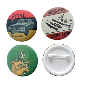 Bán buôn biểu tượng tùy chỉnh in thiếc phù hiệu cá nhân vải mềm nút pinback - Product Image 3