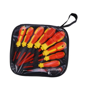 Set di 9 <span class=keywords><strong>Cacciaviti</strong></span> Isolati, Kit di Riparazione per Elettricisti e Ferramenta, <span class=keywords><strong>Cacciaviti</strong></span> a Testa Piatta e Phillips - Product Image 1
