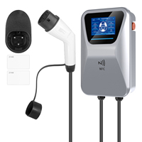 Cargador de Pared para Vehículos Eléctricos de 22kW Personalizado con Control por Aplicación, 32A Tipo 2 IEC 62196-2, Estación de Carga Inteligente Montada en Pared con Protocolo OCPP