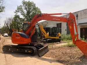 Excavatrice hydraulique Hitachi ZAXIS 75 d'origine japonaise, faible nombre d'heures de travail, profondeur de fouille de 4,65 m, pour l'aménagement paysager et les travaux publics - Product Image 1