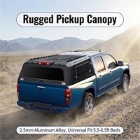 Couvercle de benne de pick-up étanche en alliage d'aluminium