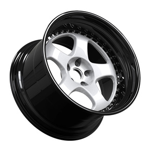 Jantes de voiture de course 18 19 20 21 22 23 24 pouces 5 étoiles 5x112 Noir Blanc Jantes en alliage d'aluminium forgé à profil profond pour <span class=keywords><strong>Audi</strong></span> A8 BMW Benz - Product Image 3