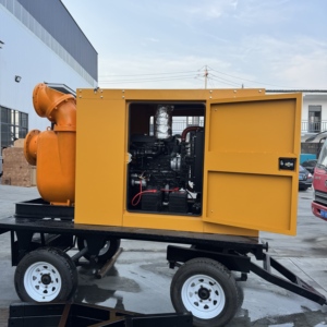 Flood Control and Firefighting 60KW Water Pump <b>Generator</b> Portable Pumping <b>Mobile</b> Room Trailer Customizable AJS-60KW High Flow Ra - Product Image 1