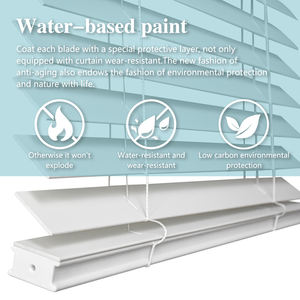 Nouvelles volets en bois modernes personnalisables intégrés, stores vénitiens en faux bois imperméables pour fenêtres françaises - Product Image 4