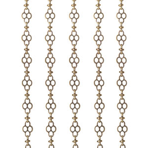 कारखाने की आपूर्ति ठोस कच्चे पीतल श्रृंखला के लिए नाजुक सजाए गहने और घटक मॉडल 2629 बी - Product Image 2