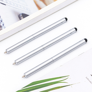 Mới lạ mắt Tiểu Thuyết bóng bút Bạc cảm ứng độc đáo Stylus Ballpoint kim loại bút - Product Image 5