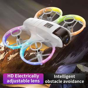 Oferta Especial: Mini Dron GT3 para Principiantes con Evitación de Obstáculos, Cámaras Ópticas Duales, Giro 360°, FPV, Luces LED, Alcance de 10 km, Plástico Resistente - Product Image 4
