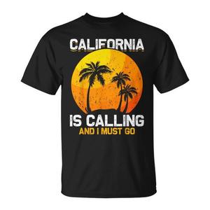 T-shirt promozionale per chi si trasferisce in California - Product Image 1