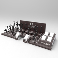 Présentoir de montres de luxe en quartz, design professionnel HUAXIN, finition laquée mate MDF+PU, respectueux de l'environnement