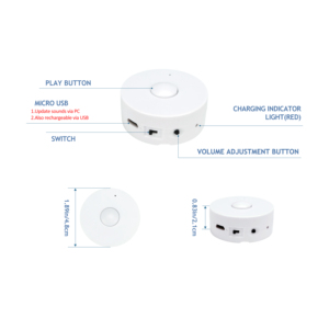 16M USB có thể tải xuống hộp thoại đồ chơi sang trọng mô-đun âm thanh hình tròn ghi âm cho đồ chơi nhồi bông - Product Image 5