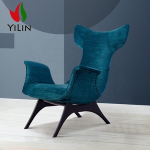 Telas de Tapicería con Forma de Cola de <span class=keywords><strong>Ballena</strong></span> <span class=keywords><strong>Azul</strong></span> C091Yilin, Asiento de Silla, Sillas de Lujo para Sala de Estar - Product Image 3