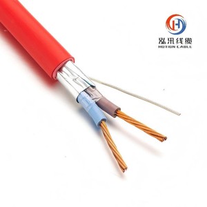 Câble d'alarme incendie HOTION CAT 3, 2 conducteurs * 1,5 mm, gaine rouge, isolation en caoutchouc silicone, BS6387 EN50200 PH30, 500 m - Product Image 3
