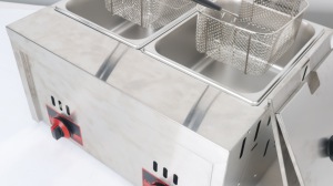 Friteuse Électrique Commerciale en Acier Inoxydable pour Poulet Frit et Frites – Machine Spéciale Freidora Electrica - Product Image 4