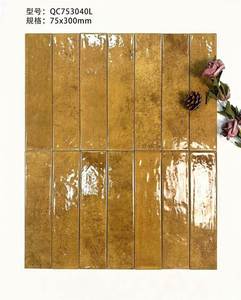 Ubin Dinding Porselen 75x300 untuk Dapur, Kamar Mandi, Ruang Tamu, Hotel, Dinding Bata, Finishing Glossy - Product Image 3