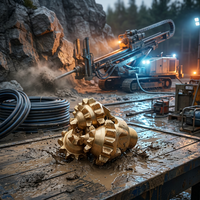 Forets triconiques Drillsoltek 2026 pour forage horizontal directionnel, pour l'installation de pipelines utilitaires
