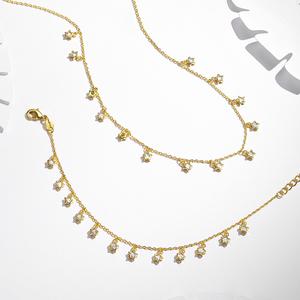 ALICE High <strong>Jewelry</strong> High Zircon Necklace for Women S925 Sterling <strong>Silver</strong> NecklaceShining High-end Zircon Necklace - Product Image 3