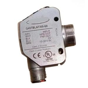 แบนเนอร์ Q4XTBLAF300-Q8 โฟโตอิเล็กทริคเซนเซอร์ 10-30 V DC NPN PNP เซนเซอร์ตรวจจับแสงแบบเอาต์พุต - Product Image 1