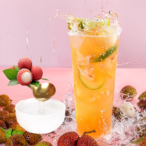 Sirop concentré de jus de litchi en gros pour Bubble Tea et Slush, saveur fruits mélangés, goût sucré, type purée, sirop de fruits - Product Image 6