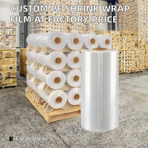 Film étirable en PE soluble dans l'eau, personnalisé, prix fabricant, matériau d'emballage d'usine LLDPE - Product Image 2