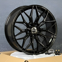 Jantes forgées sur mesure de 15 à 24 pouces, noires, en maille V, en aluminium 6061-T6 pour Mercedes, BMW, Audi, Porsche, Lexus, Tesla, SUV, berline