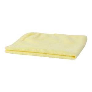 "<b>Quick</b>-Dry Microfiber Cleaning Cloths 16 X 16 Yellow 24-Pack for Car Detailing" - Product Image 1