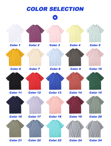 เสื้อยืดคุณภาพสูงแบบหนาพิเศษ ทรงโอเวอร์ไซส์ เสื้อยืดเปล่าสำหรับสกรีนลาย เสื้อยืดผ้าฝ้ายพิมพ์ลายกราฟิกสำหรับผู้ชาย - Product Image 2