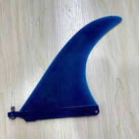Ailerons de surf en carbone et fibre de verre de 9 pouces à une seule ailette, structure nid d'abeille améliorée, avec aileron central pour le surf - Vente en gros