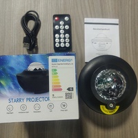 Mini projecteur d'étoiles, lumière d'ambiance laser USB avec musique et ondulations d'eau rotatives, ciel étoilé