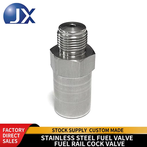 Valve de raccordement de rampe d'injection en acier inoxydable SS304 usinée CNC, M18x1.5 mâle vers M16x1.5 femelle, pour camion diesel Chevy GMC 6.6L LB7 Duramax 2001-2004 - Product Image 5