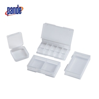 Boîte à outils portable en plastique transparent étanche avec mousse, emballage premium, anti-poussière pour boîtes de lames diamantées CBN