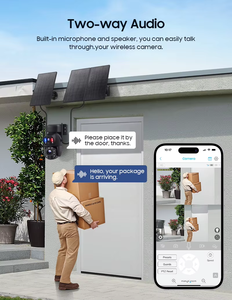 Rscamtom 30W 12MP năng lượng mặt trời Powered IP <span class=keywords><strong>Camera</strong></span> 24/7 dài Điện 50x Zoom ống kính kép hai chiều âm thanh 4G 24 giờ làm việc CCTV An Ninh - Product Image 5