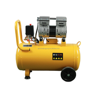 Compresor de Aire Portátil de 50 Litros, Eléctrico, Sin Aceite, Silencioso, para Garaje, Consultorio Dental, Precio de Fábrica