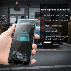 Kit de Arranque Remoto para Teléfono, para <span class=keywords><strong>Alarma</strong></span> de Coche con Arranque Automático, Botón de Encendido/Apagado del Motor, PKE, Cierre Centralizado, Entrada sin Llave Automática - Product Image 4