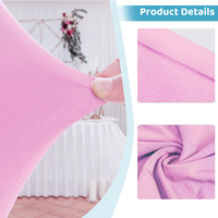 Nappe de table rectangulaire sur mesure de 6 pieds pour mariages, banquets et événements – Nappe en polyester résistante pour hôtels (vente en gros)