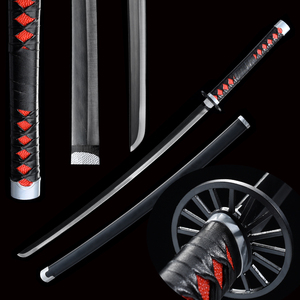 Venta caliente Anime Demon Slayer <span class=keywords><strong>Tanjiro</strong></span> Kamado <span class=keywords><strong>espada</strong></span> para Cosplay y regalo de decoración - Product Image 1