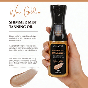 Aceite Bronceador en Bruma con Brillo Dorado Cálido SPF15 de 200ml de Marca Privada BLIW, Fácil de Aplicar, Aceite Iluminador Corporal <span class=keywords><strong>Autobronceador</strong></span> - Product Image 4