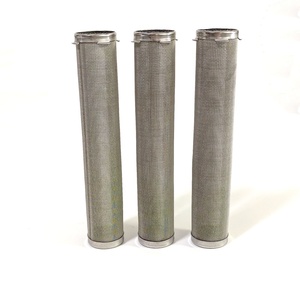 Elemento Filtrante de Aço Inoxidável 304L / Cartucho de Filtro de Malha Plissada para Máquina de Pulverização - Product Image 1