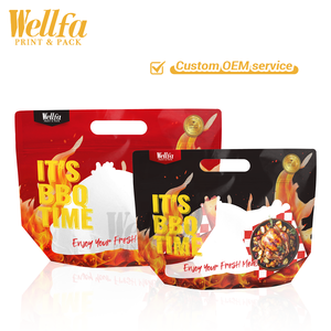 Bolsas para Pollo Asado al Spiedo para Microondas, Empaque de Plástico Laminado con Impresión Personalizada para Alimentos Calientes con Tratamiento Antivaho - Product Image 2