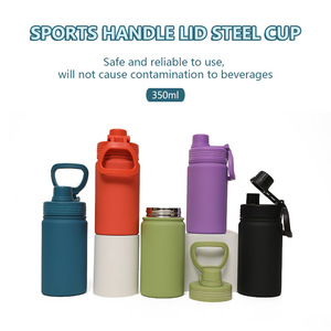 Stainless Steel <b>Thermos</b> Cup 350ml Vacuum Double Wall Portable Outdoor Water <b>Bottle</b> Travel Use - Product Image 3