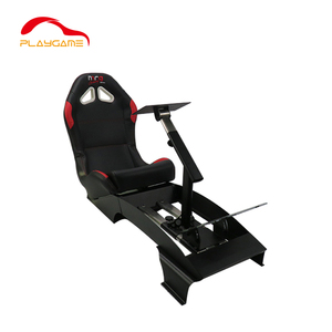 Simulateur de course automobile de jeu de conduite avec logo personnalisé en acier, siège de cockpit de simulation de course pour PC <span class=keywords><strong>Playstation</strong></span> 2 3 Wii Xbox 360 - Product Image 3