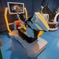 Simulador de Motocicleta de Realidad Virtual Dreamland 9D, Experiencia de Carreras Inmersiva, Máquina de Juego de Carreras VR