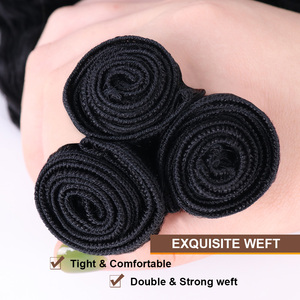 Extensions de <span class=keywords><strong>cheveux</strong></span> synthétiques Julianna Wholesale Bio Organic Protein Fibra Regular Wave Jerry Curly Wavy Weave Weft Hair Bundles - Product Image 3