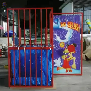 Jogo de dunk interativo personalizado, jogo de respingo de água para adultos