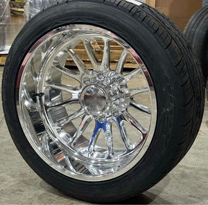 Nuevas Llantas Forjadas para Camioneta, Diseño Cóncavo de 25 mm, Cromadas, 8x170, 6x5.5, 8x180, 6x139.7, Compatibles con F250/F350 - Product Image 3