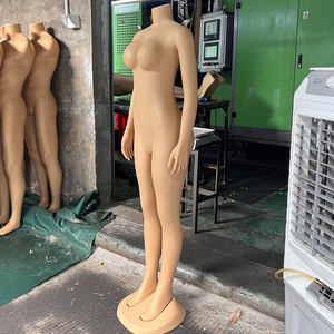 Mannequin en plastique bon marché, silhouette dodue, vêtements féminins, vente directe d'usine de mannequins, base en plastique légère - Product Image 4