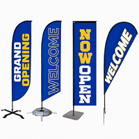 Drapeaux publicitaires personnalisés Admax, bannières à plumes, sublimation par transfert thermique, promotion, événements, drapeaux de plage, bannières volantes