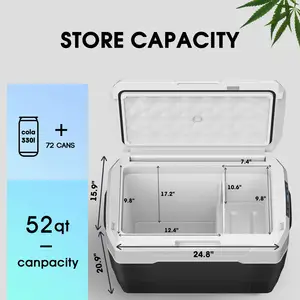 WAYCOOL ALG40 40L Factory Direct Supply Auto Electric Small Car Freezer Smart Table Refrigerator For Car