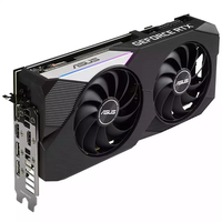 Carte graphique de jeu ASU'S DUAL-RTX 3070-O8G d'occasion avec 8 Go de GDDR6 256 bits Carte vidéo ASU'S Dual RTX 3070 avec 2 ventilateurs GPU