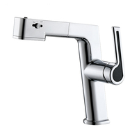 BM-3299C blanc zinc extractible robinet salle de bain bassin pont monté monotrou chaud/froid mitigeur filtré lavabo robinets utilisation scolaire